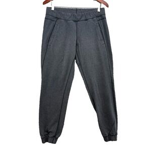 Lululemon Jogger Sweatpants Womens 8 Heathered Gray Activewear Comfort